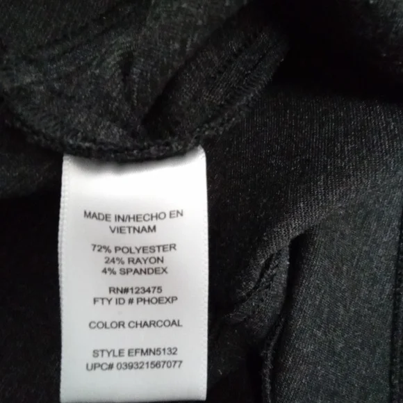 Ellen Tracy Dark Charcoal Grey Pencil Skirt - Women's Size Medium - Picture 6 of 7